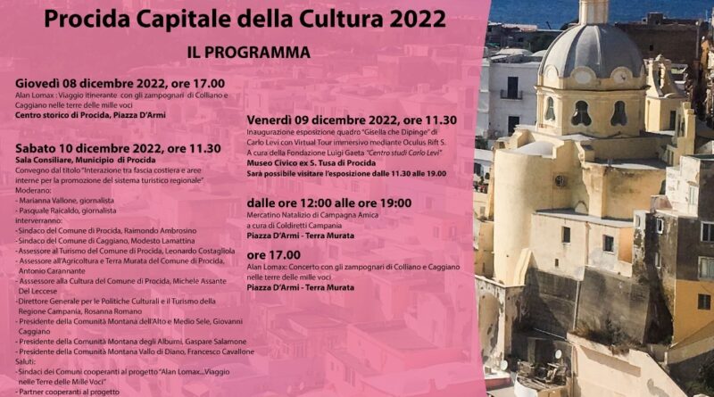 “Alan Lomax… viaggio nelle terre delle mille voci” incontra Procida Capitale della Cultura 2022